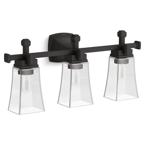 Main product image of Riff 3-Light Sconce (Matte Black), 31757-SC03-BLL