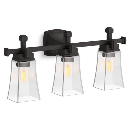 Main product image of Riff 3-Light Sconce (Matte Black), 31757-SC03-BLL
