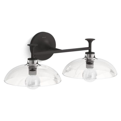 Main product image of Tone 2-Light Sconce (Matte Black), 31769-SC02-BLL