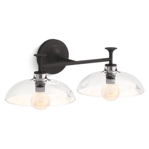 Main product image of Tone 2-Light Sconce (Matte Black), 31769-SC02-BLL