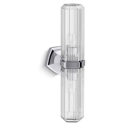 Main product image of Occasion 2-Light Vertical Sconce (Polished Chrome), 31777-SC02-CPL