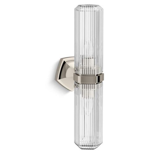 Main product image of Occasion 2-Light Vertical Sconce (Polished Nickel), 31777-SC02-SNL