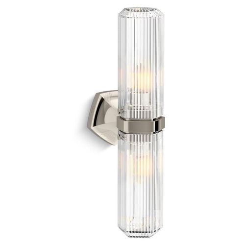Main product image of Occasion 2-Light Vertical Sconce (Polished Nickel), 31777-SC02-SNL