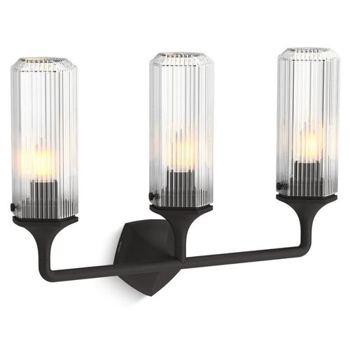 Main product image of Occasion 3-Light Sconce (Matte Black), 31778-SC03-BLL