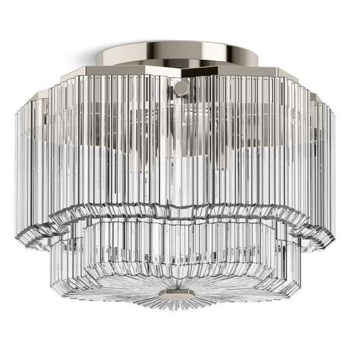 Main product image of Occasion 3-Light Flush Mount (Polished Nickel), 31780-FM03-SNL