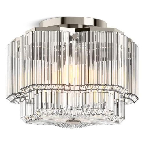 Main product image of Occasion 3-Light Flush Mount (Polished Nickel), 31780-FM03-SNL