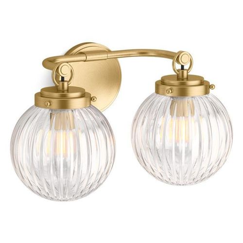 Main product image of Embra 2-Light Sconce (Brushed Moderne Brass), 32253-SC02-2GL