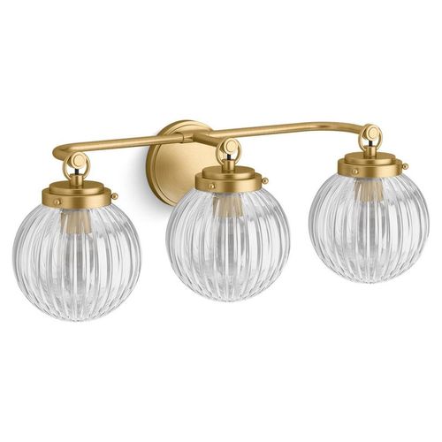 Main product image of Embra 3-Light Sconce (Brushed Moderne Brass), 32254-SC03-2GL