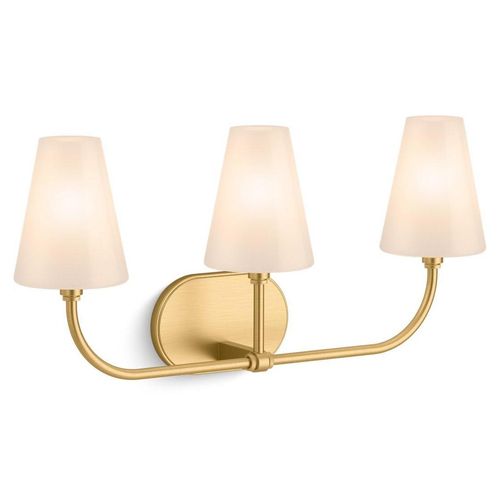 Main product image of Kernen 3-Light Sconce (Brushed Moderne Brass), 32257-SC03-2GL