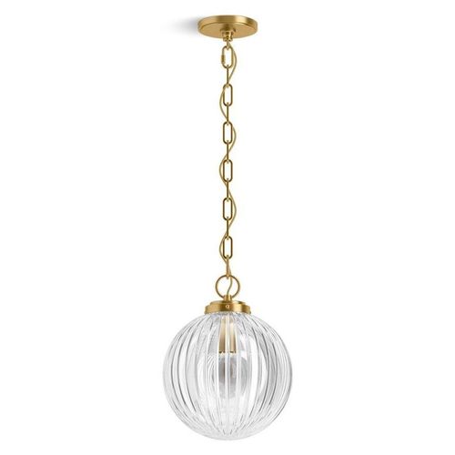 Main product image of Embra 1-Light Mini Pendant (Brushed Moderne Brass), 32258-PE01-2GL