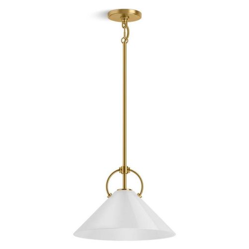 Main product image of Kernen 1-Light Pendant (Brushed Moderne Brass), 32260-PE01-2GL