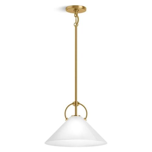 Main product image of Kernen 1-Light Pendant (Brushed Moderne Brass), 32260-PE01-2GL