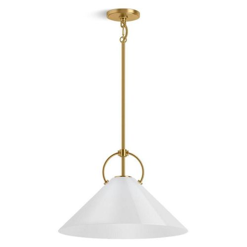 Main product image of Kernen 1-Light XL Pendant (Brushed Moderne Brass), 32261-PE01-2GL