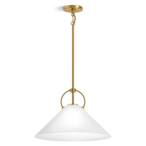 Main product image of Kernen 1-Light XL Pendant (Brushed Moderne Brass), 32261-PE01-2GL