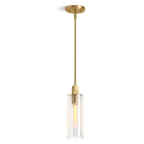 Main product image of Crue 1-Light Pendant (Brushed Moderne Brass), 35876-PE01-2GL
