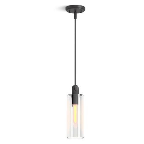 Main product image of Crue 1-Light Pendant (Matte Black), 35876-PE01-BLL
