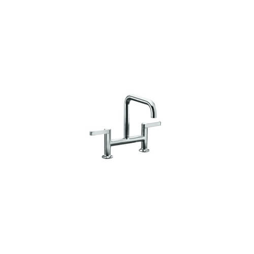 K61254CP Kohler K61254CP Torq DeckMount Bridge Kitchen Sink