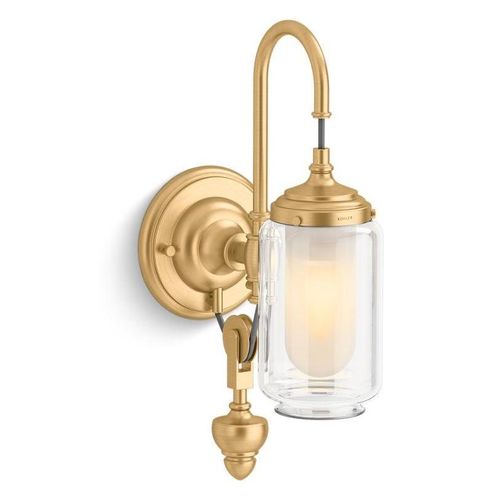 Main product image of Artifacts Single Adjustable Sconce (Brushed Moderne Brass), 72581-2GL