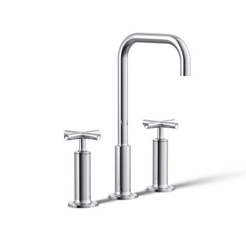 Main product image of Widespread Bathroom Sink Faucet w/ Cross Handles, 1.2 GPM (Polished Chrome), K-14408-3-CP