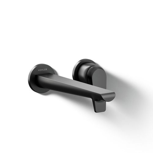 Main product image of Wall-Mount Bathroom Sink Faucet, 1.2 GPM (Matte Black), K-97358-4-BL