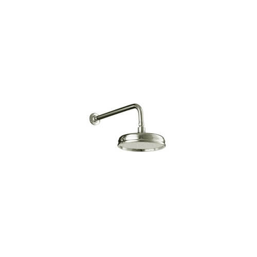 Main product image of Vibrant Polished Nickel Rain Showerhead with Traditional Design