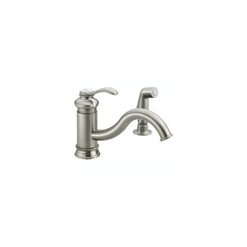 K12176BN Kohler K12176BN Fairfax singlecontrol kitchen sink faucet with sidespray, less