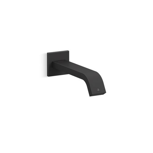 Main product image of Loure Wall-Mount Touchless Lavatory Faucet w/ Kinesis Sensor (Matte Black), K-123L36-SANL-BL