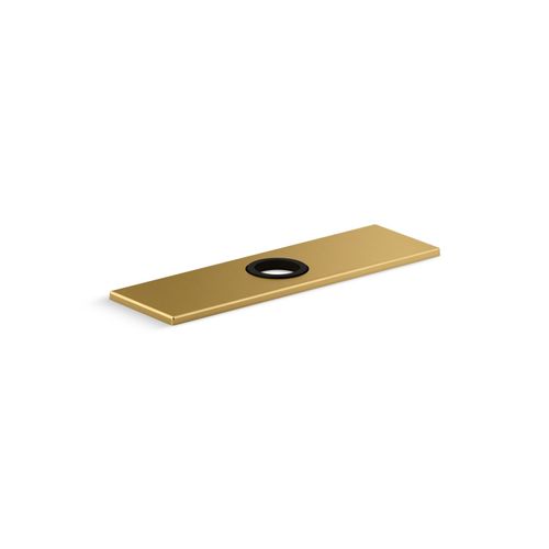 Main product image of 8" Escutcheon Plate For Insight, Kinesis Faucet (Brushed Moderne Brass), K-13479-B-2MB