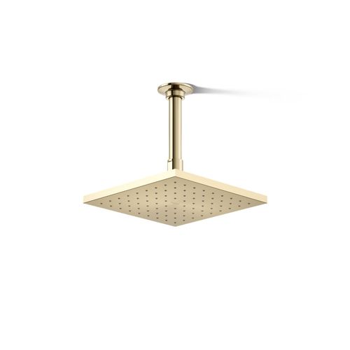 Main product image of Contemporary Square 8" 1-Function Rainhead, 1.75 Gpm (French Gold), K-13695-G-AF