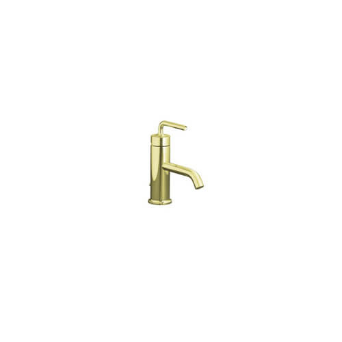Main product image of Purist Single-Handle Bathroom Faucet w/ Straight Lever Handle, 1.2 Gpm (Vibrant French Gold), K-14402-4A-AF