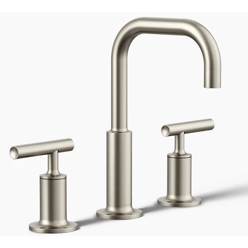 Main product image of Vibrant Brushed Nickel Purist Widespread Lavatory Faucet, K-14406-4-BN