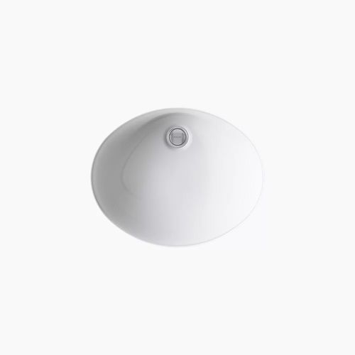 Main product image of Caxton Undercounter Lavatory Sink (White) (15"L x 12"W), K-2209-0