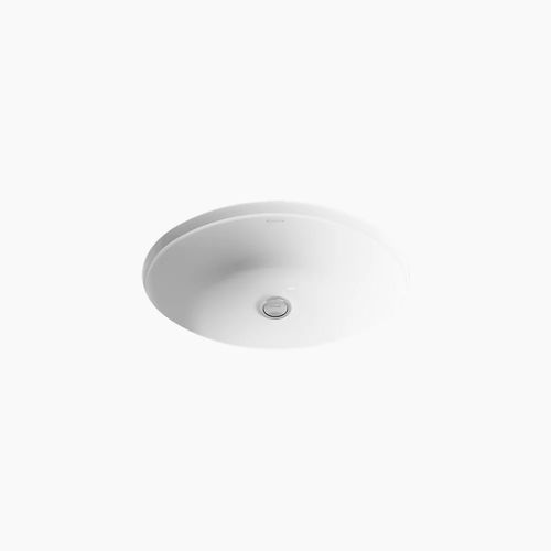 Main product image of Caxton Undercounter Lavatory Sink (White) (15"L x 12"W), K-2209-0