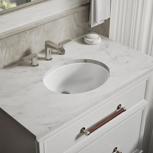 Main product image of Caxton Undercounter Lavatory Sink (White) (15"L x 12"W), K-2209-0