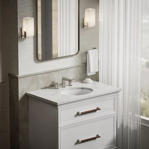 Main product image of Caxton Undercounter Lavatory Sink (White) (15"L x 12"W), K-2209-0