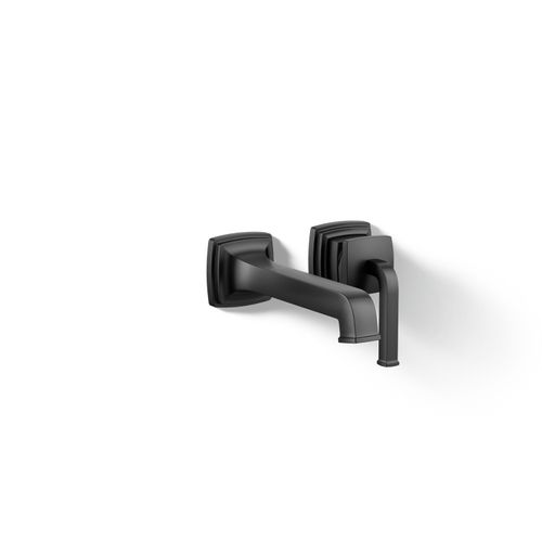 Main product image of Riff Wall-Mount 1-Handle Bathroom Faucet, 1.2 Gpm (Matte Black), K-26431-4-BL