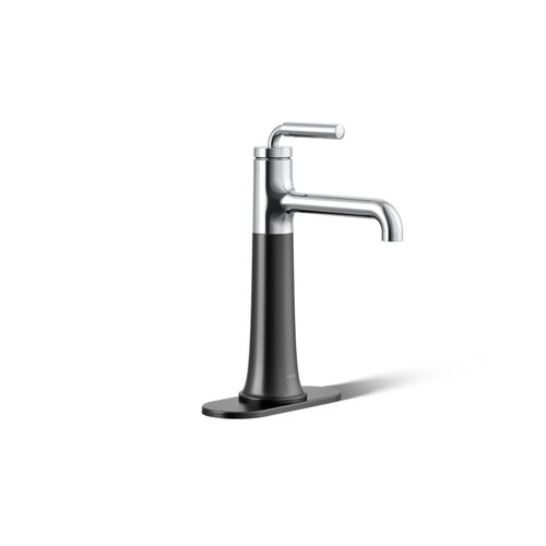Main product image of Tone Tall 1-Handle Bathroom Faucet, 1.2 Gpm (Polished Chrome w/ Matte Black), K-26437-4-CBL