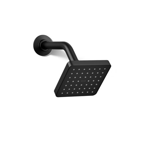 Main product image of Venza 1-Function Showerhead, 1.5 Gpm (Matte Black), K-33597-H-BL