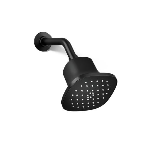 Main product image of Cinq Square 1-Function Filtered Showerhead, 1.75 Gpm (Matte Black), K-37722-G-BL
