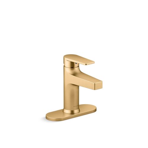 Main product image of Taut 1-Handle Bathroom Faucet, 1.2 Gpm (Brushed Moderne Brass), K-37886-4-2MB