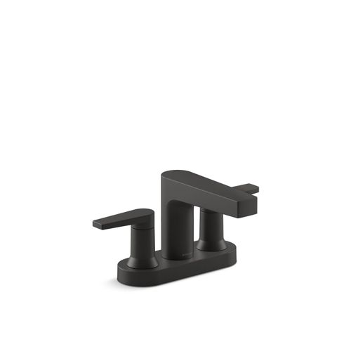Main product image of Taut Centerset Bathroom Faucet, 1.2 Gpm (Matte Black), K-37888-4-BL