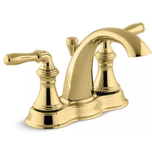 Main product image of Devonshire Centerset Lavatory Faucet (Polished Brass), K-393-N4-PB