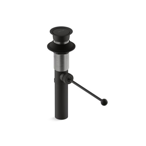 Main product image of Premier Pop-Up Drain, Exposed, Without Overflow (Matte Black), K-7114-BL
