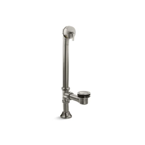 Main product image of Iron Works Decorative 1-1/2" Adjustable Pop-Up Bath Drain For 5' Whirlpool (Brushed Nickel), K-7178-BN