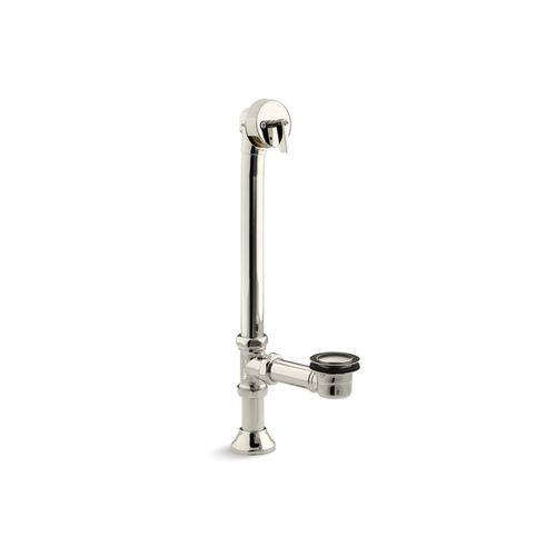 Main product image of Iron Works Decorative 1-1/2" Adjustable Pop-Up Bath Drain For 5' Whirlpool (Polished Nickel), K-7178-SN