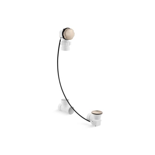 Main product image of Clearflo Cable Bath Drain, Less Pvc Tubing (Brushed Bronze), K-7214-BV
