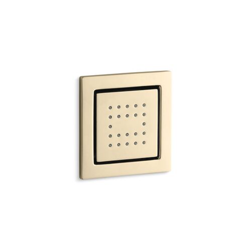 Main product image of WaterTile Square 22-Nozzle 1-Function Body Spray, 2.5 Gpm (French Gold), K-8003-AF