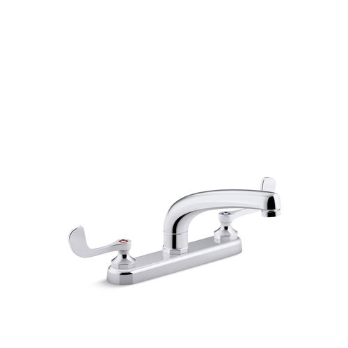 Main product image of Triton 1.5 Gpm Kitchen Faucet w/ Swing Spout, Wristblade Handles (Polished Chrome), K-810T20-5AHA-CP