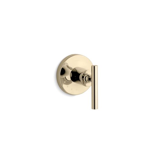 Main product image of Purist Mastershower Volume Control Valve Trim w/ Lever Handle (French Gold), K-T14490-4-AF