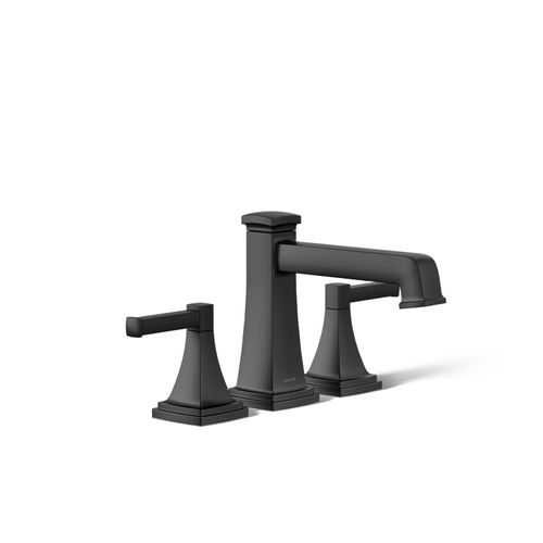 Main product image of Riff Deck-Mount Bath Faucet Trim w/ Diverter (Matte Black), K-T26436-4-BL